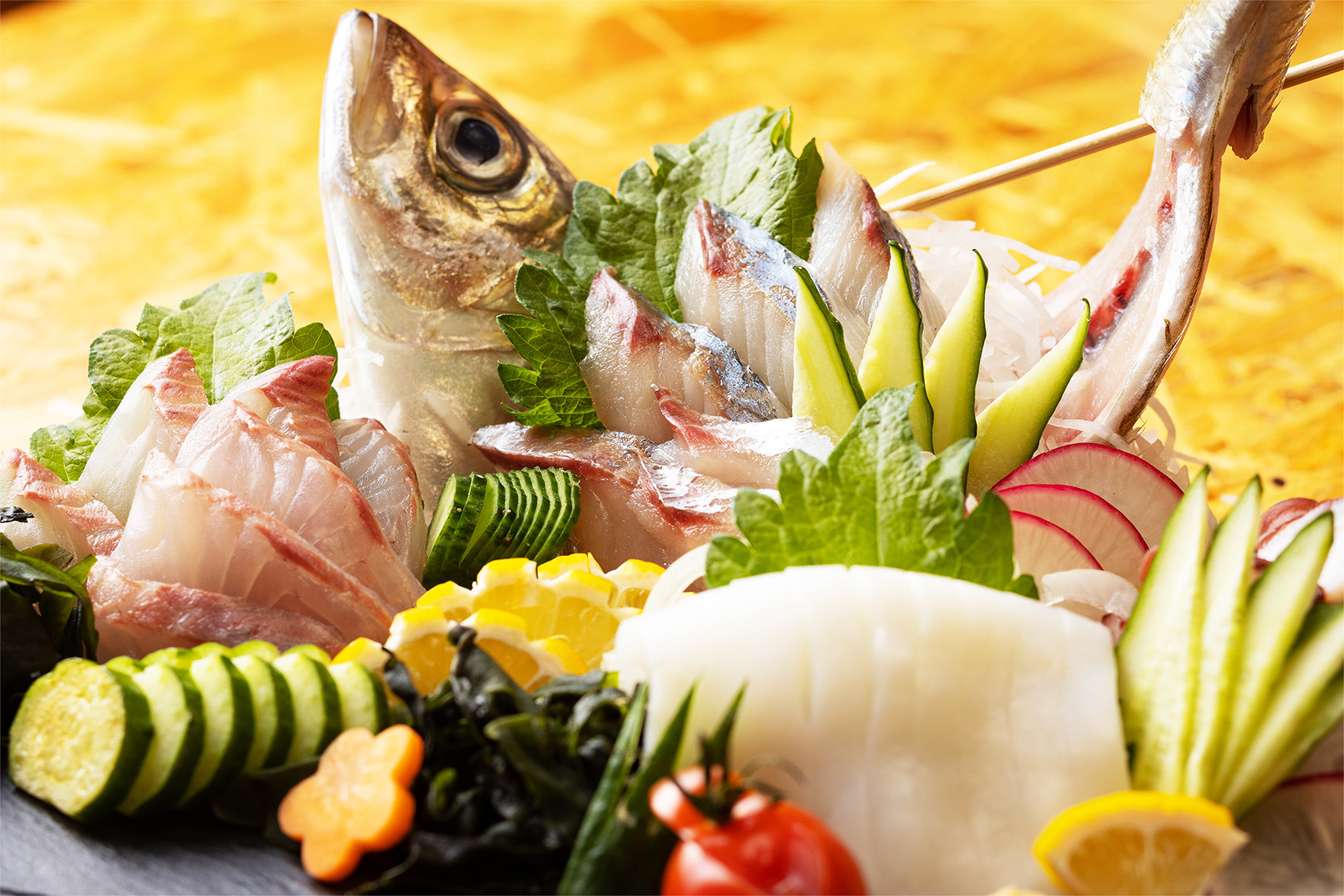 お刺身の盛り合わせ